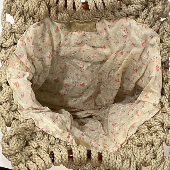 Vintage Handbag, Tan - Picture 6 of 10